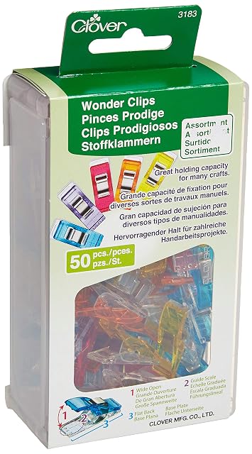 Clover Wonder Clips, 50 piezas, fotografía de producto