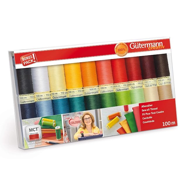 Set de hilos Gütermann Sew-All, 20 × 100 m, fotografía de producto