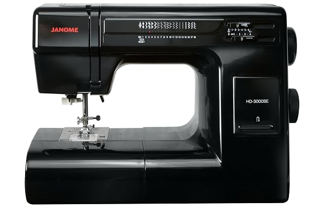 Janome Heavy Duty HD3000 Black Edition, fotografía de producto