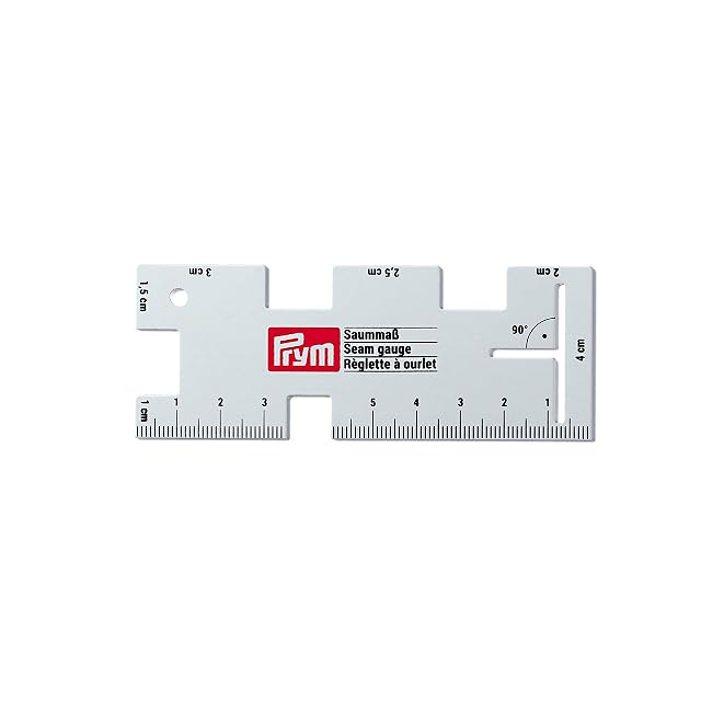 Regla de costura metálica Prym, fotografía de producto